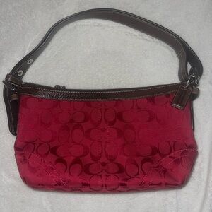 Coach red purse